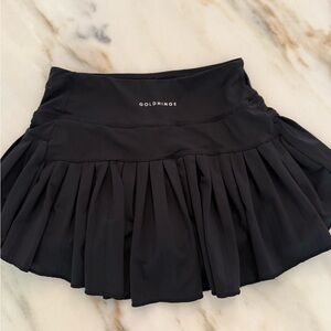 Black gold hinge skirt xs great condition